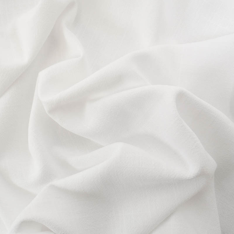 Lino lavado de viscosa, 138 cm, color crudo - Maison Klem